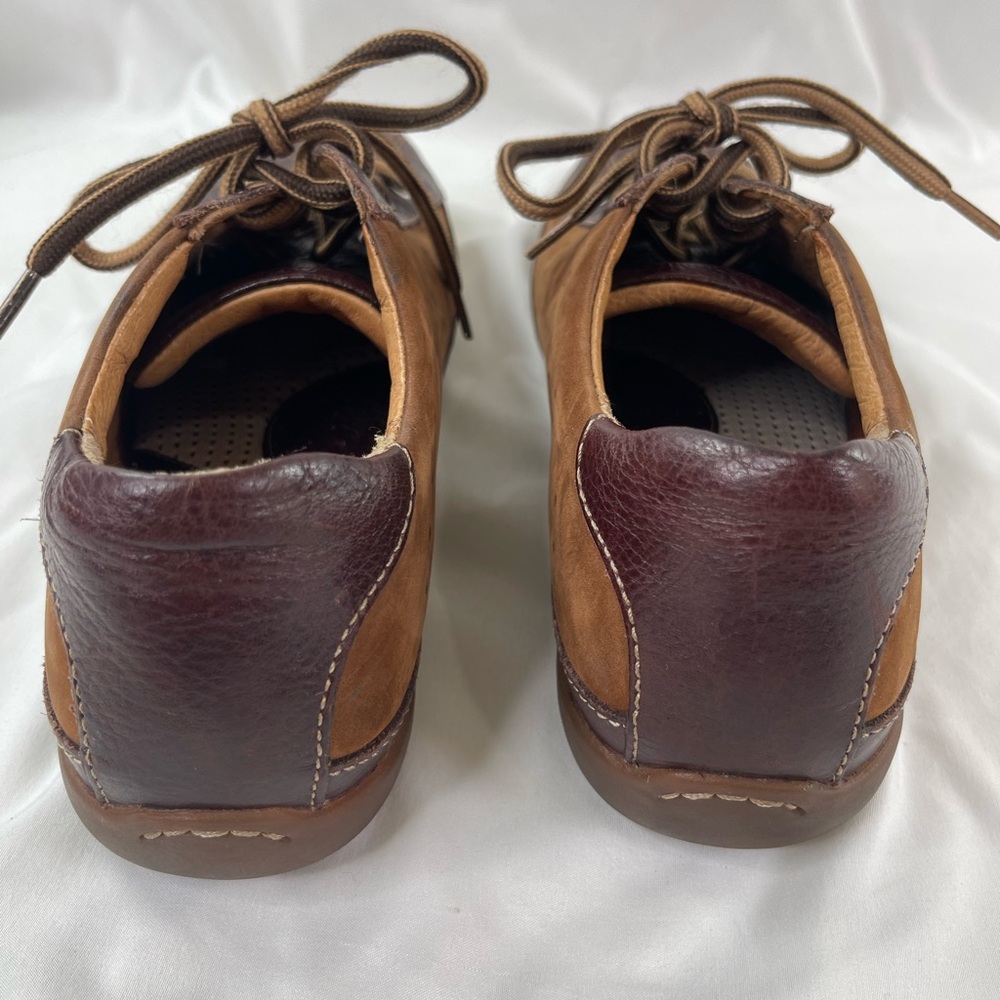 Born Hawkeye Brown Leather Lace Up Sneakers 9.5 - Picture 3 of 8